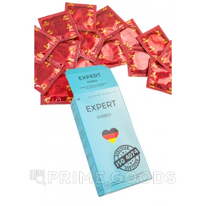 Презервативы EXPERT RIBBED № 12 (ребристые), 12 шт. от sex shop primegoods фото 2