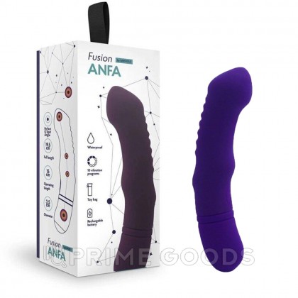 G вибратор Anfa, цвет сливовый (FUSION collection) от sex shop primegoods фото 2