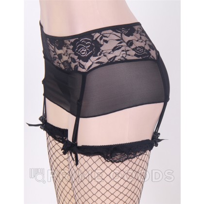 Пояс для чулок Sexy Lace Black, XL от sex shop primegoods фото 2