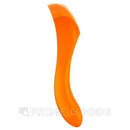 Мини вибратор на палец Satisfyer Candy Cane, оранжевый от sex shop primegoods фото 3