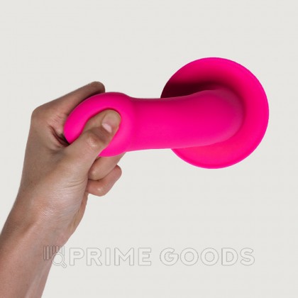 Фаллоимитатор Adrien Lastic Hitsens 2 (16,8×4 см) с двойной плотностью, розовый от sex shop primegoods фото 5