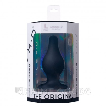 Анальный плаг SILEXD MODEL 2 черный L (10,2х4,5 см) от sex shop primegoods фото 3