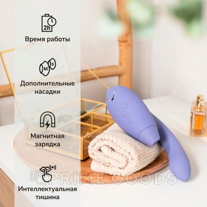 Бесконтактный клиторальный стимулятор Womanizer Duo 2, сиреневый от sex shop primegoods фото 17