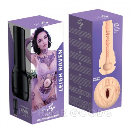 Мастурбатор Feel копия порно звезды Leigh Raven от KIIROOStars Collection от sex shop primegoods фото 7
