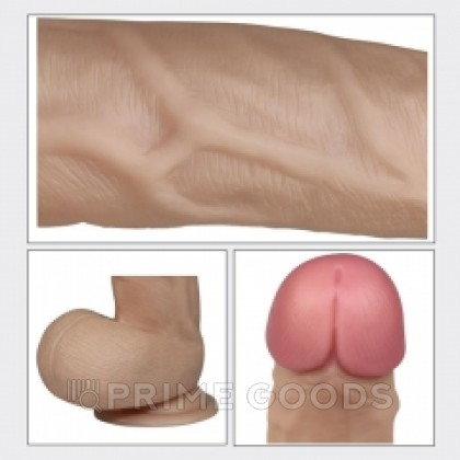 Фаллоимитатор реалистик на присоске - Extra Girth Dildo (21.5.Φ4.8) от sex shop primegoods фото 3