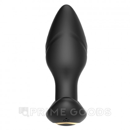 Анальный вибростимулятор с функцией вращения и пультом ДУ от sex shop primegoods фото 8