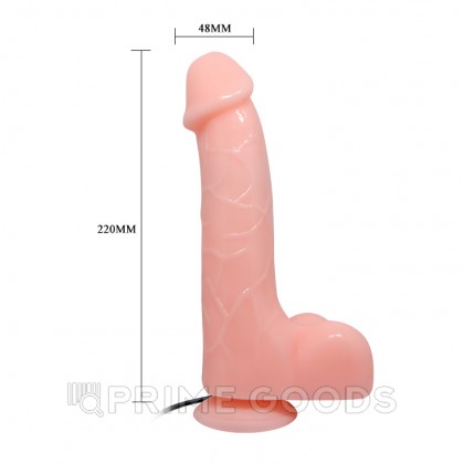 Реалистичный вибратор с пультом на проводе Barbara (22 см) от sex shop primegoods фото 6