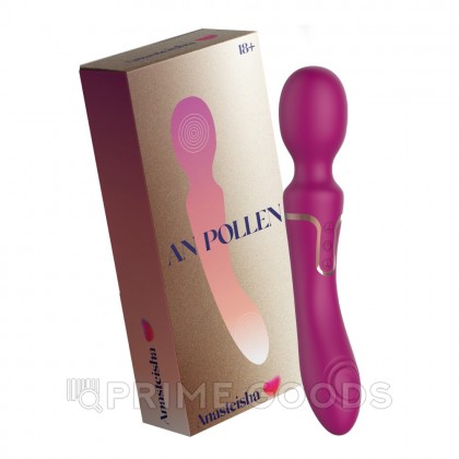 Двухсторонний вибромассажер AN Pollen с пульсацией и вибрацией от Anasteisha от sex shop primegoods фото 2