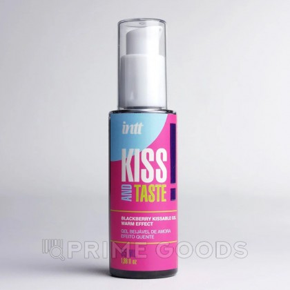 Гель с ароматом ежевики и согревающим эффектом INTT Kiss and taste! 55 мл от sex shop primegoods фото 2