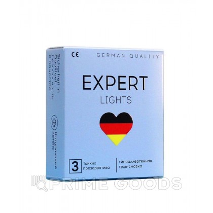 Презервативы EXPERT LIGHTS № 3 (ультратонкие), 3 шт. от sex shop primegoods