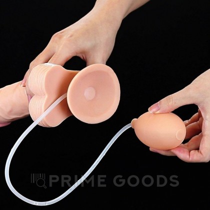 Реалистичный фаллоимитатор Lovetoy (22,9×4,6 см) с имитацией семяизвержения от sex shop primegoods фото 5