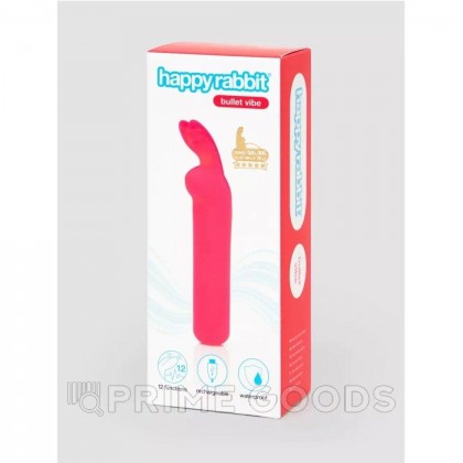 Вибропуля Happy Rabbit розовая от sex shop primegoods фото 3