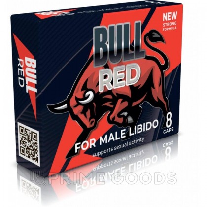 Концентрат пищевой для мужчин на основе растительного сырья BULL RED (8 капсул) от sex shop primegoods