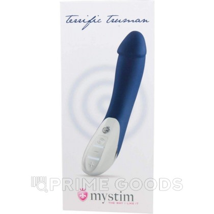 Вибратор Mystim Terrific Truman темно-синий от sex shop primegoods фото 12