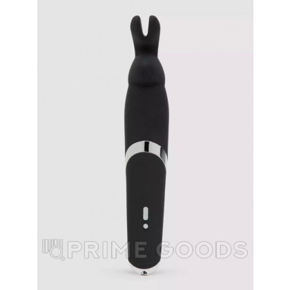 Вибратор Happy Rabbit перезаряжаемый, черный от sex shop primegoods фото 3