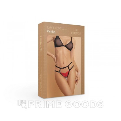 Красные трусики с доступом и лентами (Easy to love) (р) от sex shop primegoods фото 4