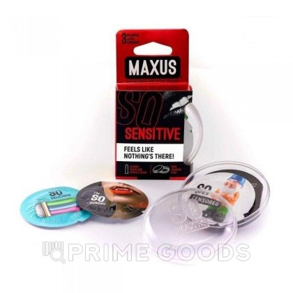 Презервативы ультратонкие MAXUS AIR Sensitive №3 от sex shop primegoods фото 4