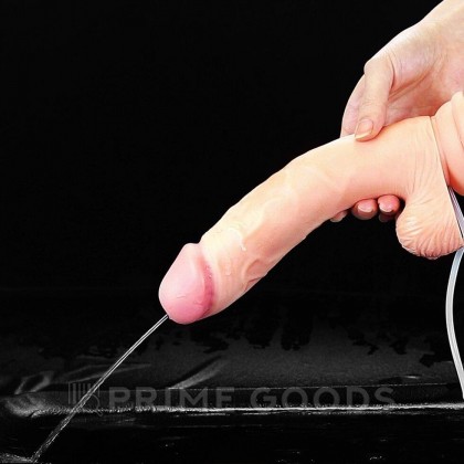 Реалистичный фаллоимитатор Lovetoy (22,9×4,6 см) с имитацией семяизвержения от sex shop primegoods фото 4