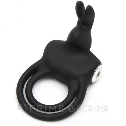 Вибронасадка с кольцом Happy Rabbit Cock Ring черная от sex shop primegoods