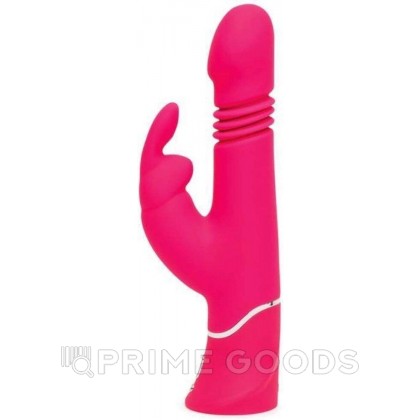 Вибратор Happy Rabbit Thrusting Realistic розовый от sex shop primegoods фото 5