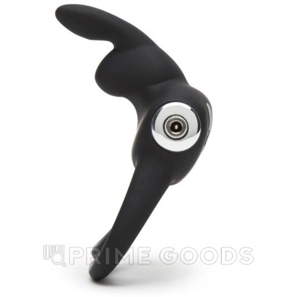 Вибронасадка с кольцом Happy Rabbit Cock Ring черная от sex shop primegoods фото 2