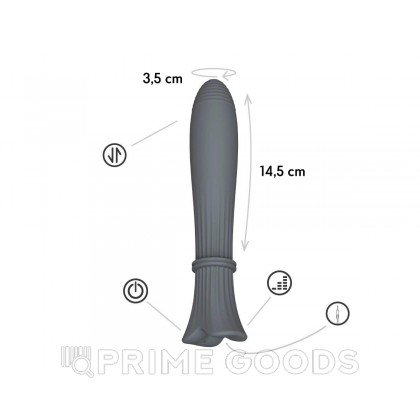 Пульсатор Gita, цвет Графитовый (INFINITE) (One Size) от sex shop primegoods фото 3