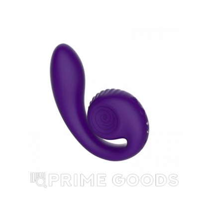 Вибратор  с двойной стимуляцией Snail Vibe Gizi, фиолетовый от sex shop primegoods фото 3