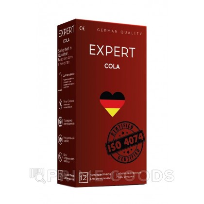 Презервативы EXPERT COLA № 12 (с ароматом колы), 12 штук от sex shop primegoods