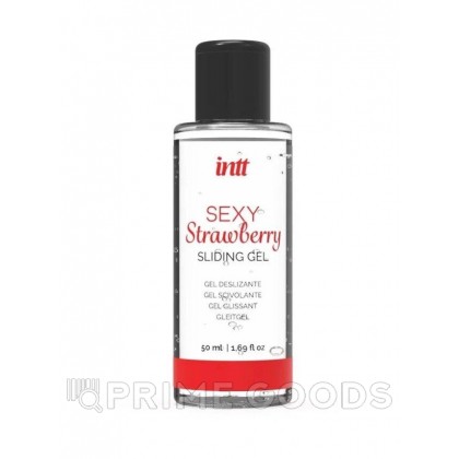 Лубрикант с клубничным ароматом Sexy strawberry от INTT (50 мл.) от sex shop primegoods