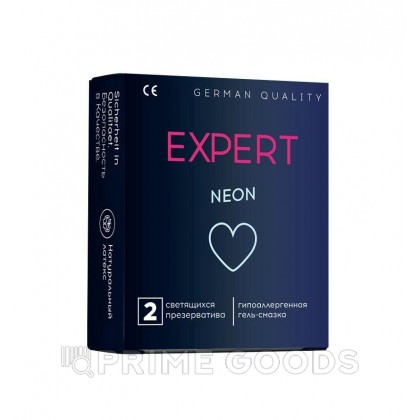 Презервативы EXPERT NEON № 2 (светящиеся), 2 шт. от sex shop primegoods