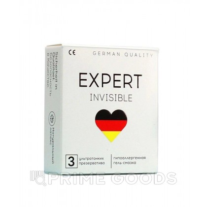 Презервативы EXPERT INVISIBLE № 3 (особо тонкие), 3 шт. от sex shop primegoods