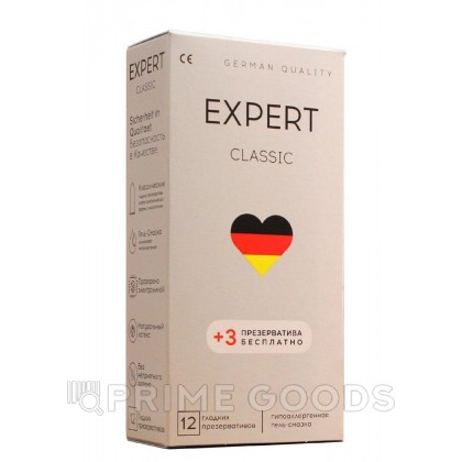 Презервативы EXPERT CLASSIC № 12+3 (классические), 12+3 шт. от sex shop primegoods