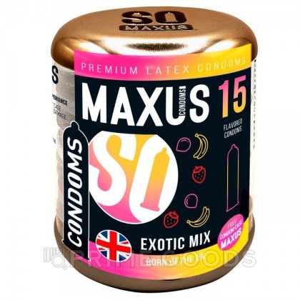 Презервативы ароматизированные MAXUS Exotic Mix 15шт. от sex shop primegoods