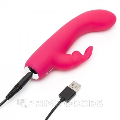 Минивибратор Happy Rabbit розовый от sex shop primegoods фото 5