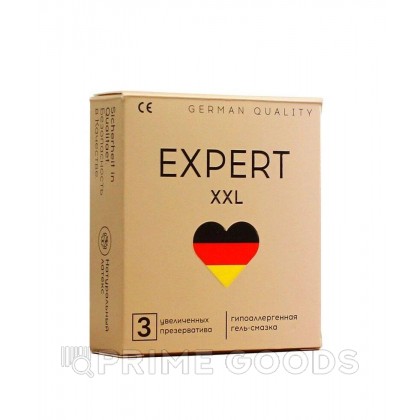 Презервативы EXPERT XXL № 3 (увеличенного размера), 3 шт. от sex shop primegoods