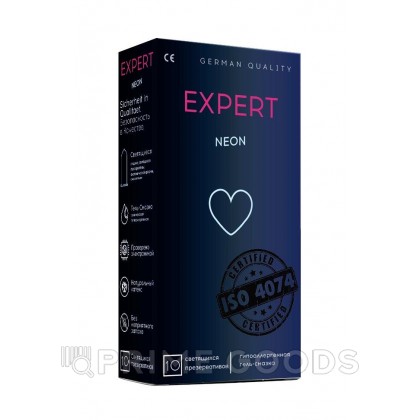 Презервативы EXPERT NEON № 10 (светящиеся), 10 шт. от sex shop primegoods