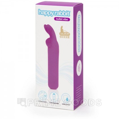 Вибропуля Happy Rabbit фиолетовая от sex shop primegoods фото 5