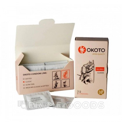 Презервативы OKOTO CLASSIC  (12 презервативов с гладкой поверхностью) от sex shop primegoods