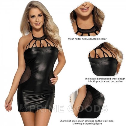 Сексуальное платье с ремешками на груди и прозрачными вставками Lady (M-L) от sex shop primegoods фото 7