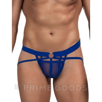 Мужские сексуальные трусики на ремешках синие (S) от sex shop primegoods