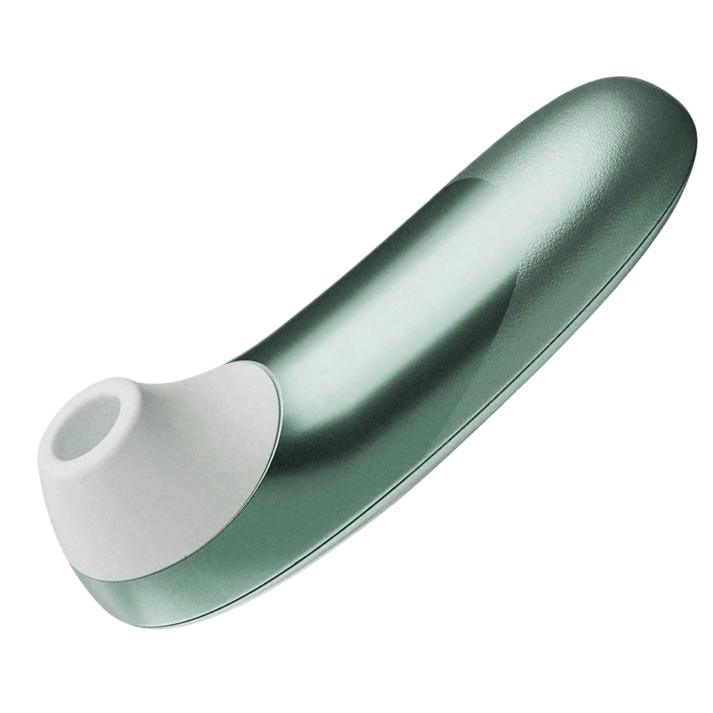 Зелёный Womanizer Pleasure Air Pro, вид сбоку