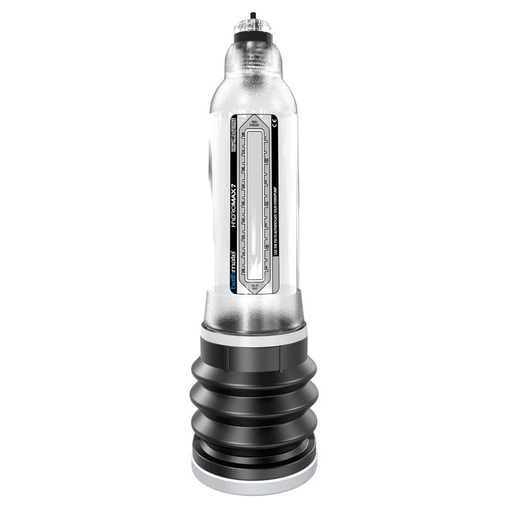 Прозрачная колба и конструкция гидропомпы Bathmate Hydromax 7 Crystal